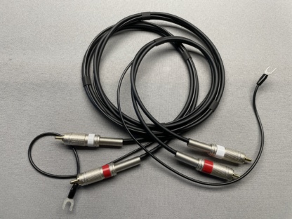 Câble RCA / RCA + Masse pour platine vinyle – Image 4