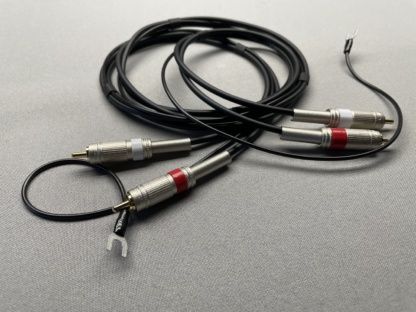 Câble RCA / RCA + Masse pour platine vinyle – Image 5